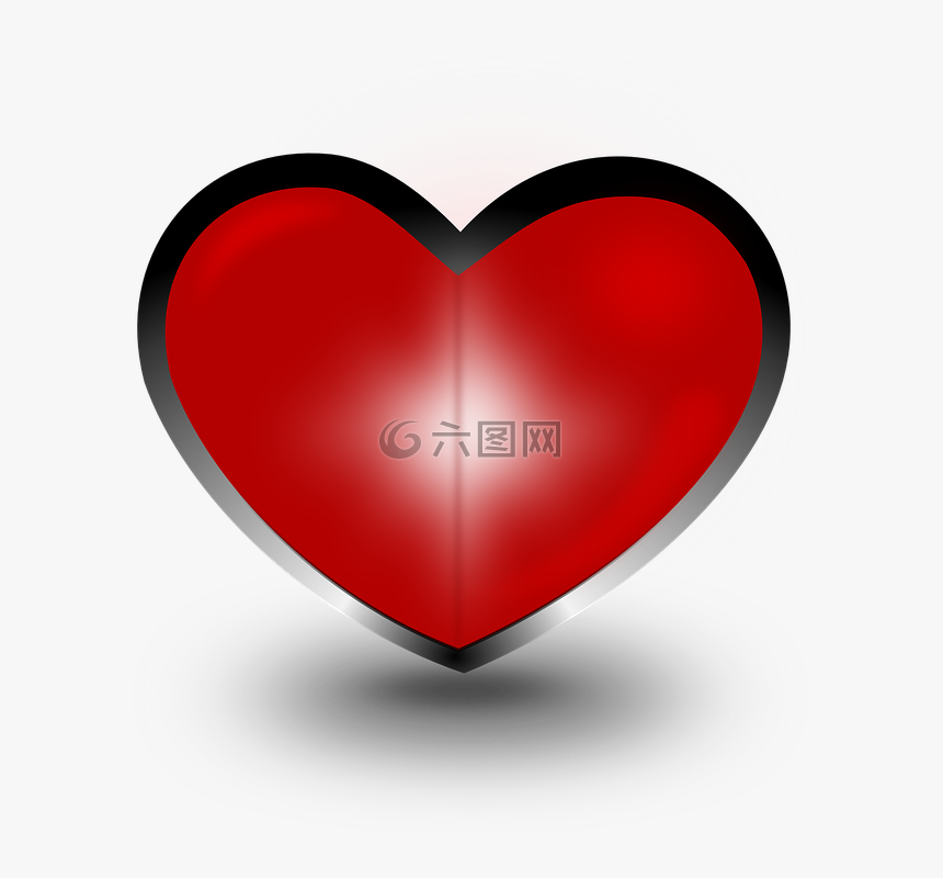 心,爱,情人节 - Coraçao 3d Png, Transparent Png