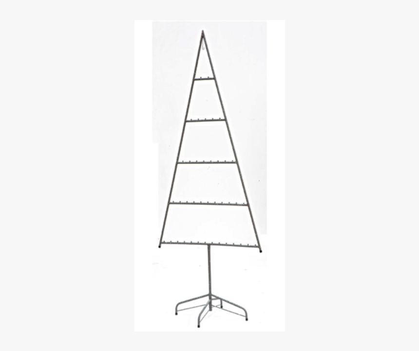 Tree - Metal - Triangle Stand - Christmas Tree, HD Png Download