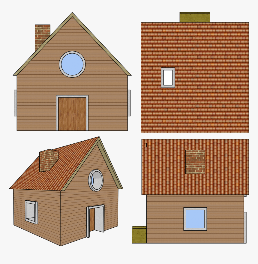 Cartoon House Casa Clipart Png - Hr, Transparent Png