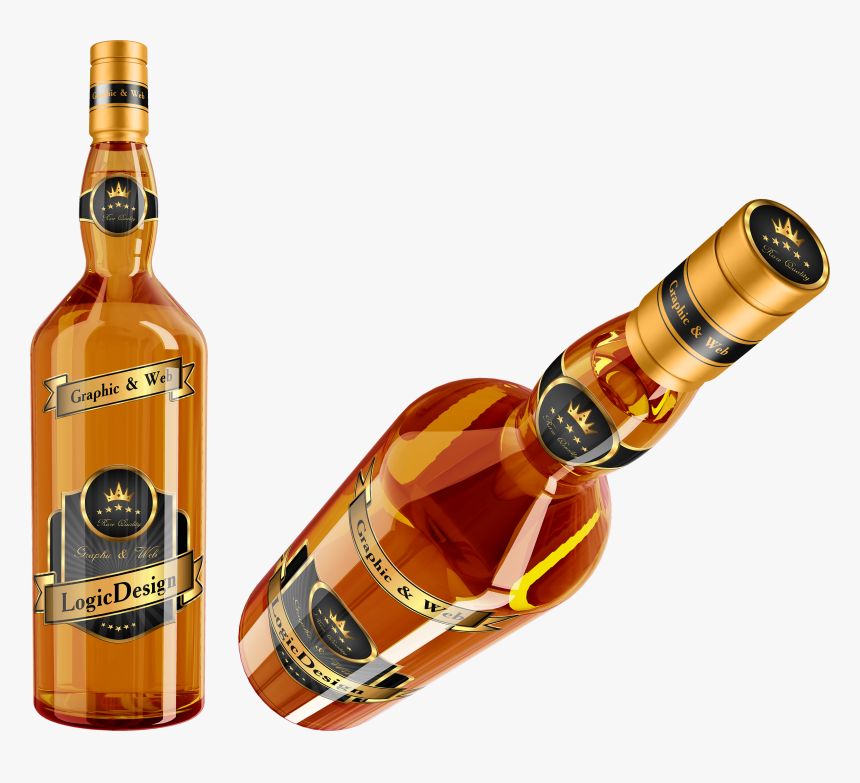 Бутылка Виски Png, Transparent Png