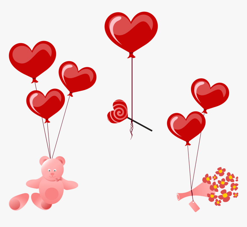 Heart Shaped Balloon Images Free Download, HD Png Download