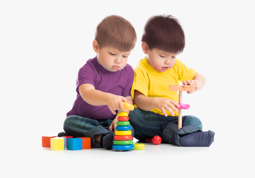 Baby Playing With Wooden Toys, HD Png Download