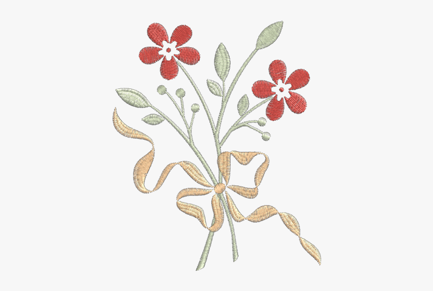 Flor De Bordado Png, Transparent Png