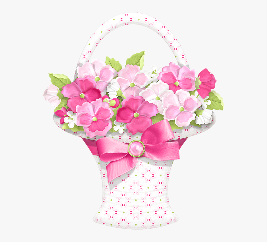 Cliparts Of Flower Basket, HD Png Download
