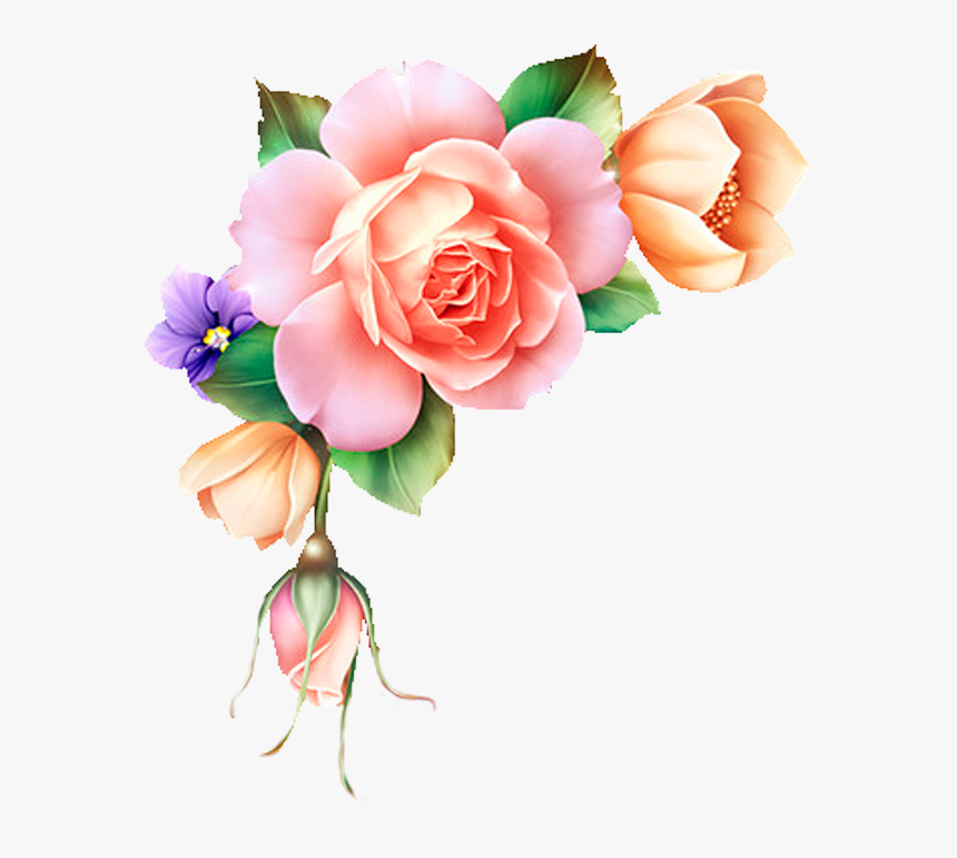 Art Background Flower Design, HD Png Download