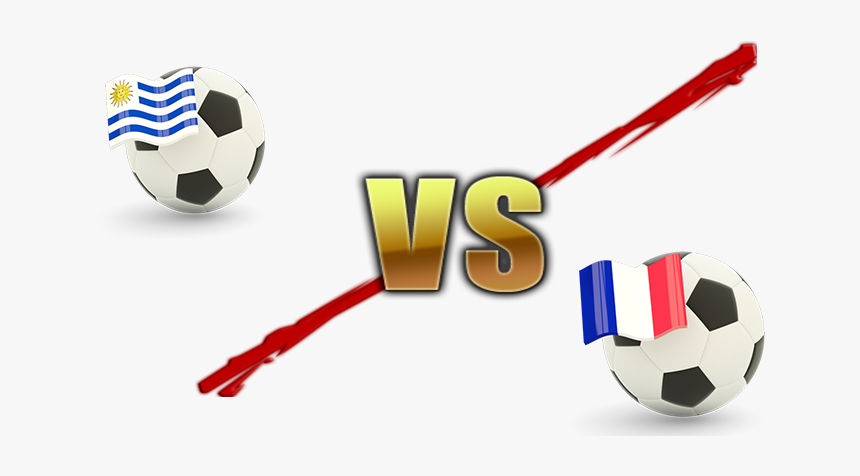 Fifa World Cup 2018 Quarter-finals Uruguay Vs - Uruguay Vs France World Cup, HD Png Download