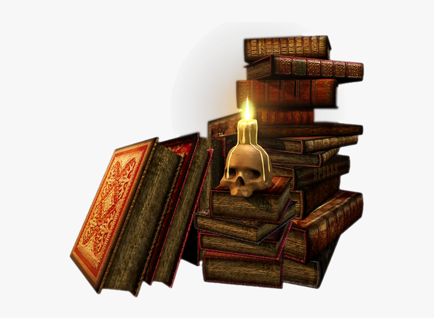 Livres Png, Grimoires - Dessin Couleur Grimoire Halloween, Transparent Png