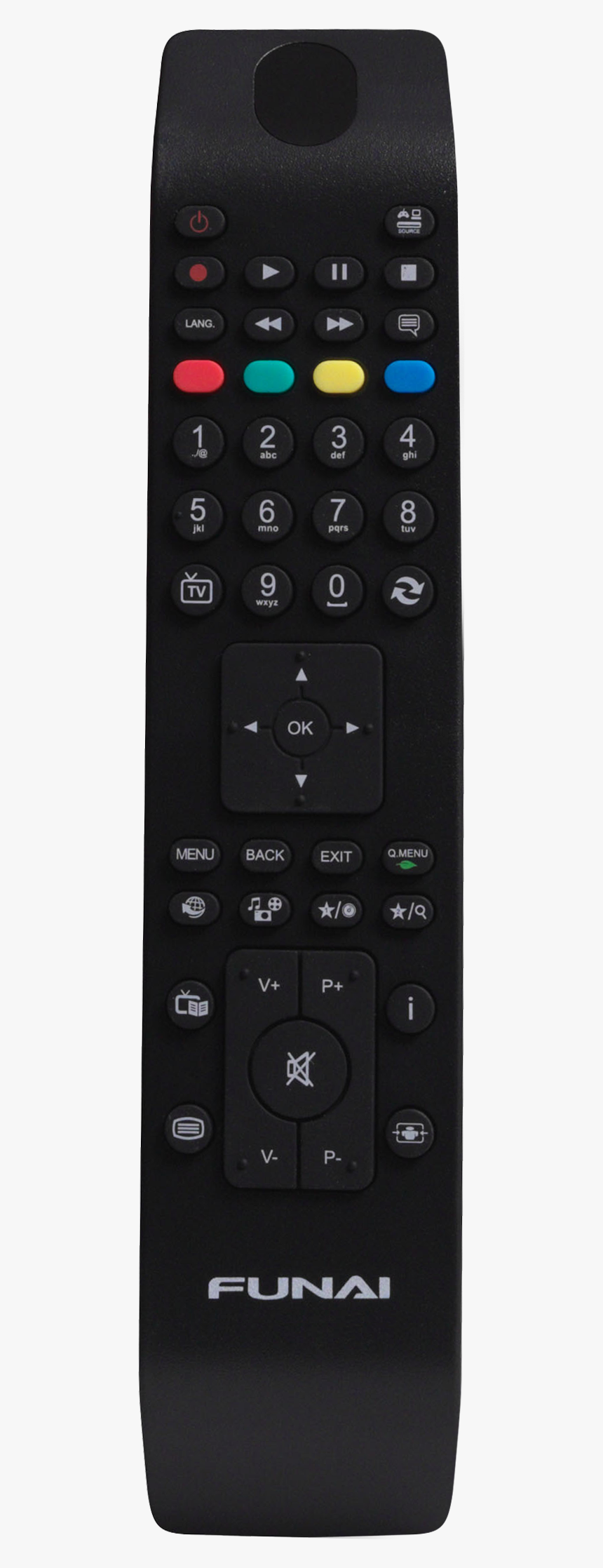 Remote - Pilot Do Telewizora Funai, HD Png Download