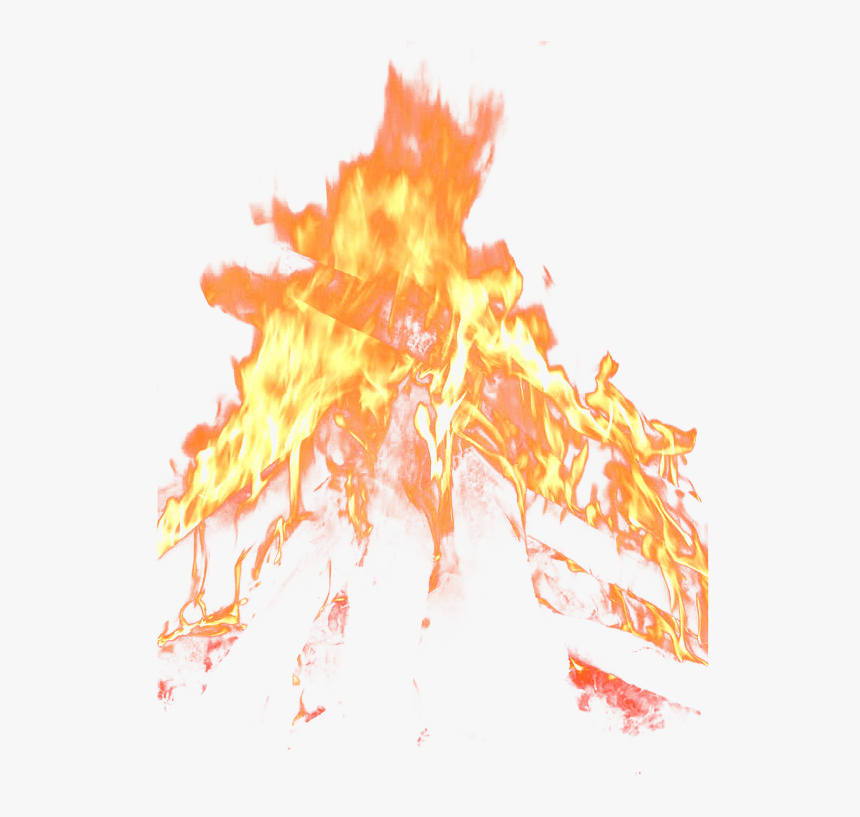 燃烧的柴火图片 - Маленький Огонь Png, Transparent Png
