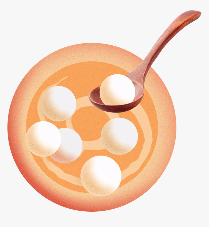 元宵节手绘风卡通汤圆图片 - Tangyuan, HD Png Download