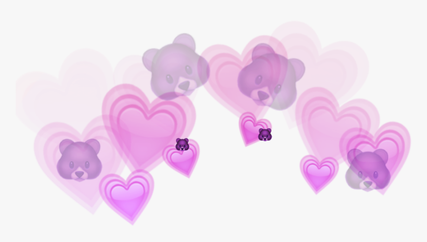 Heart Crown W/ Bears - Heart, HD Png Download