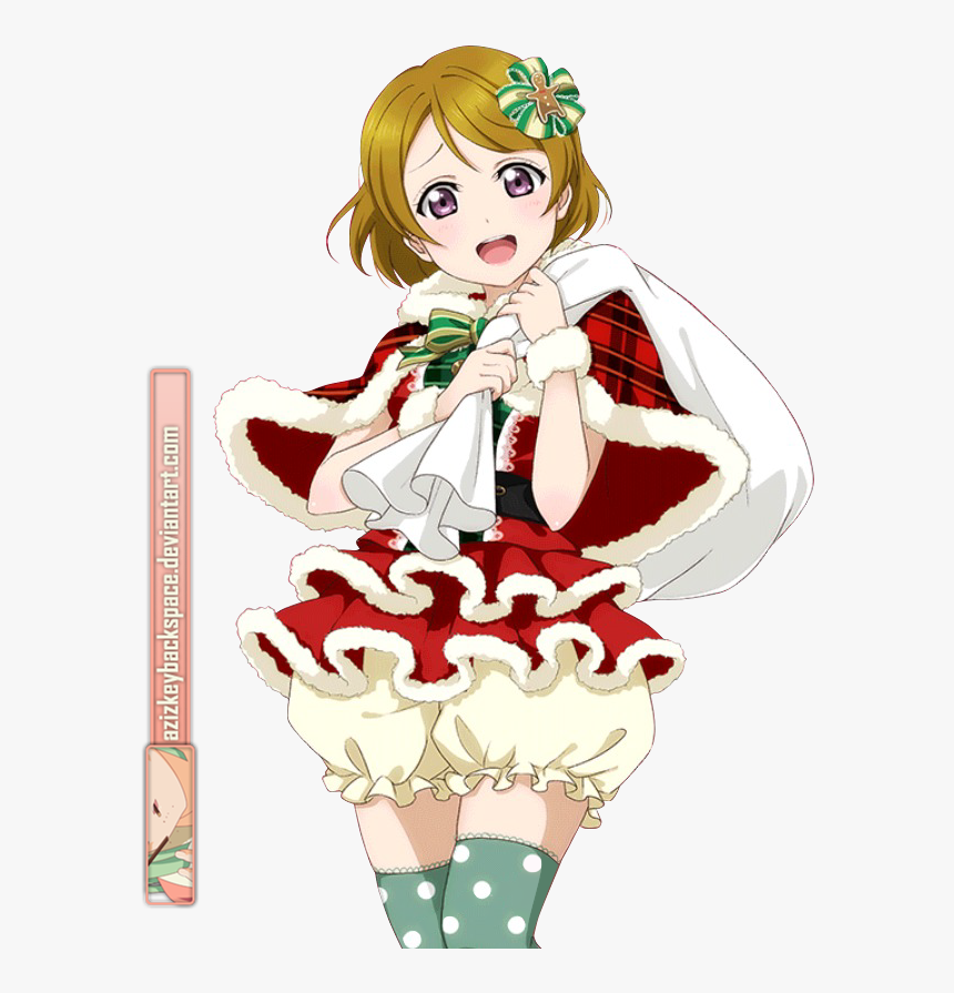 Love Live Hanayo Christmas Card, HD Png Download