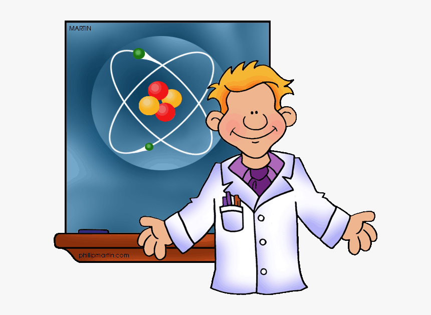 Atomic Structure Chart - Science Teacher Clipart, HD Png Download