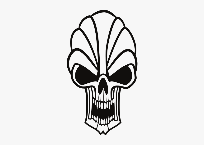 Skull Monochrome Clip Art - Skull, HD Png Download