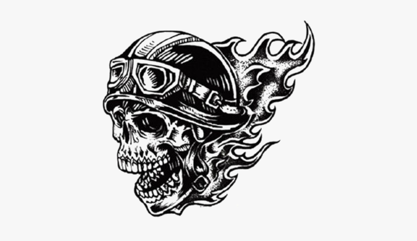 Skull Tattoo Png Image - Skull, Transparent Png