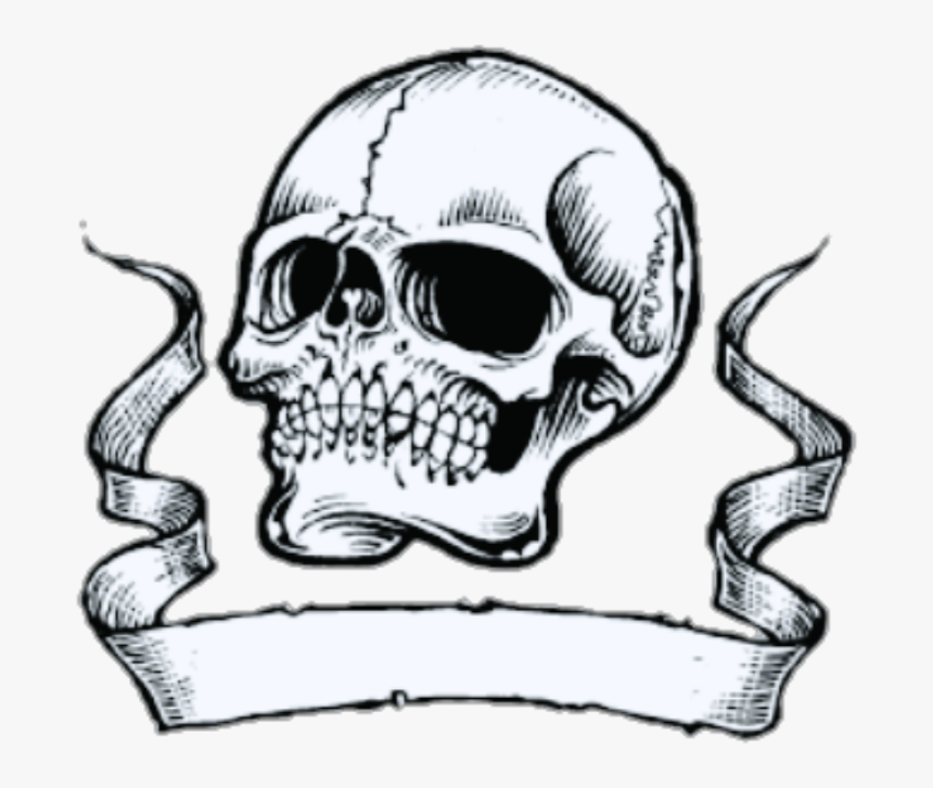 #skull #dead #death #nightmare #darkness - Skull, HD Png Download