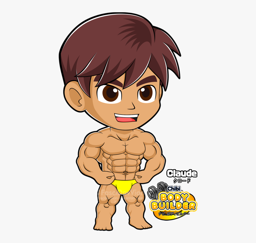 Chibi Muscle, HD Png Download