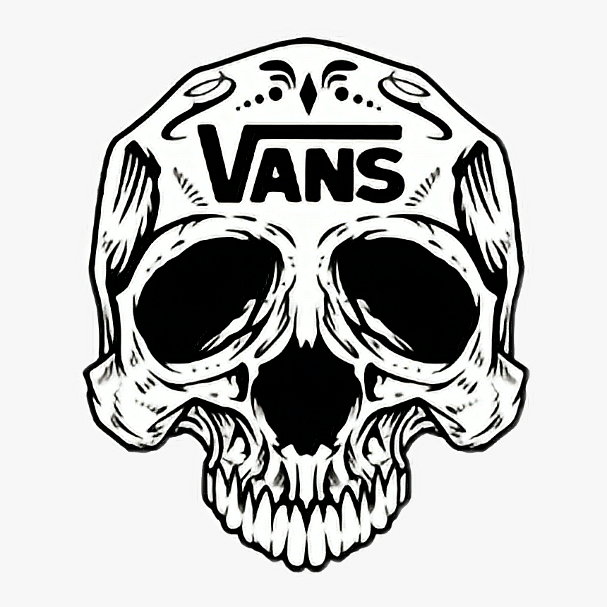 #skull #freetoedit - Vans, HD Png Download