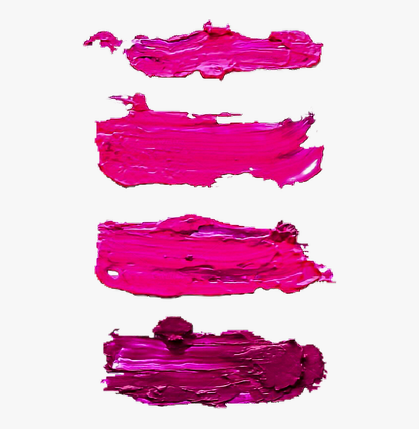 #makeup #paint #color #smeared #pinks#freetoedit - Acrylic Paint Texture Png, Transparent Png