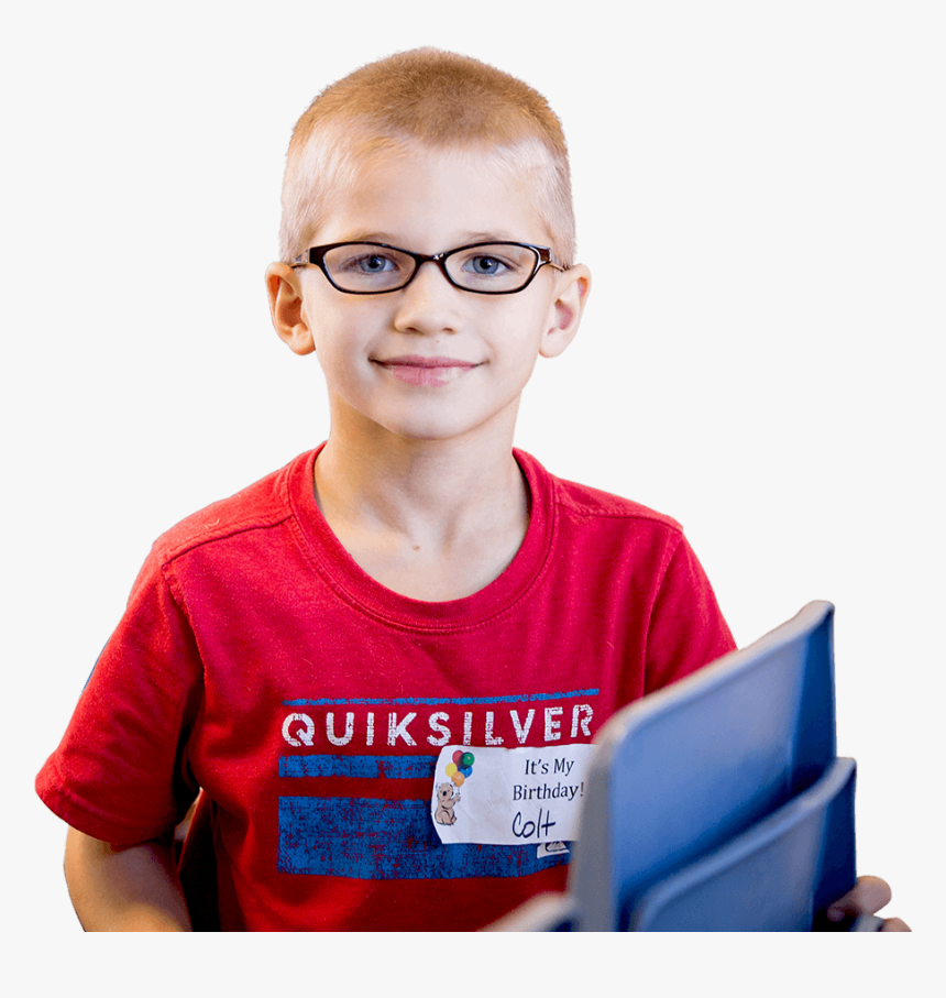 Onesight Patient In His New Charitable Eyewear - Boy, HD Png Download