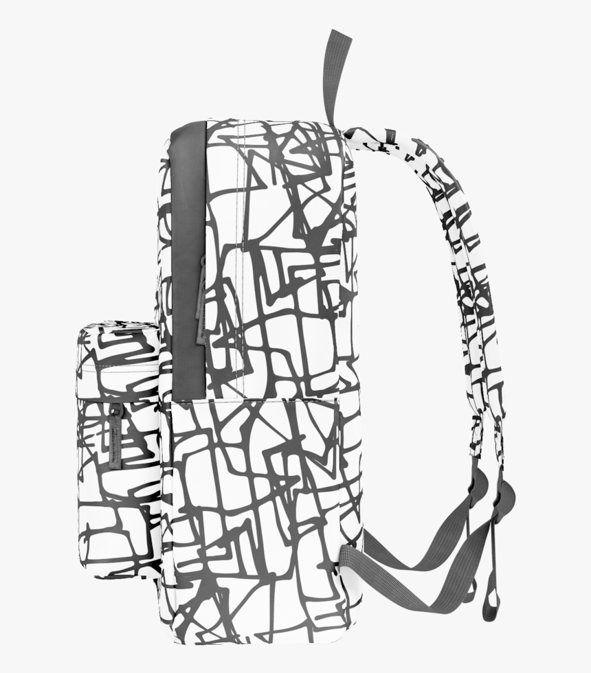 Black Scribbles - Backpack, HD Png Download
