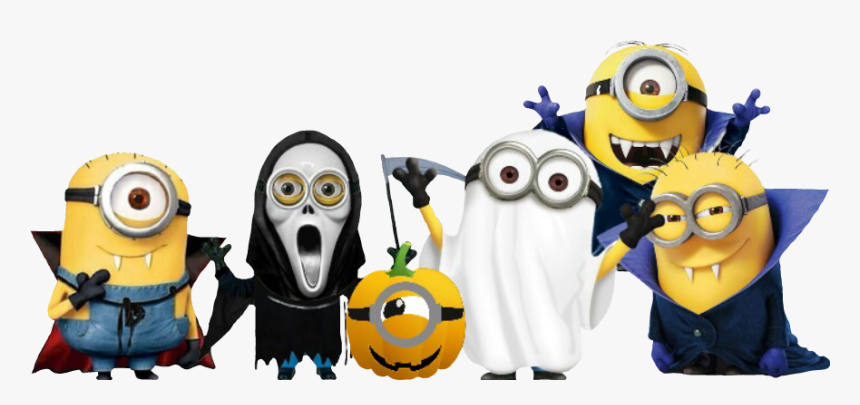 #minions #scary #halloween #halloweeniscoming #halloweentime - Halloween Minions, HD Png Download