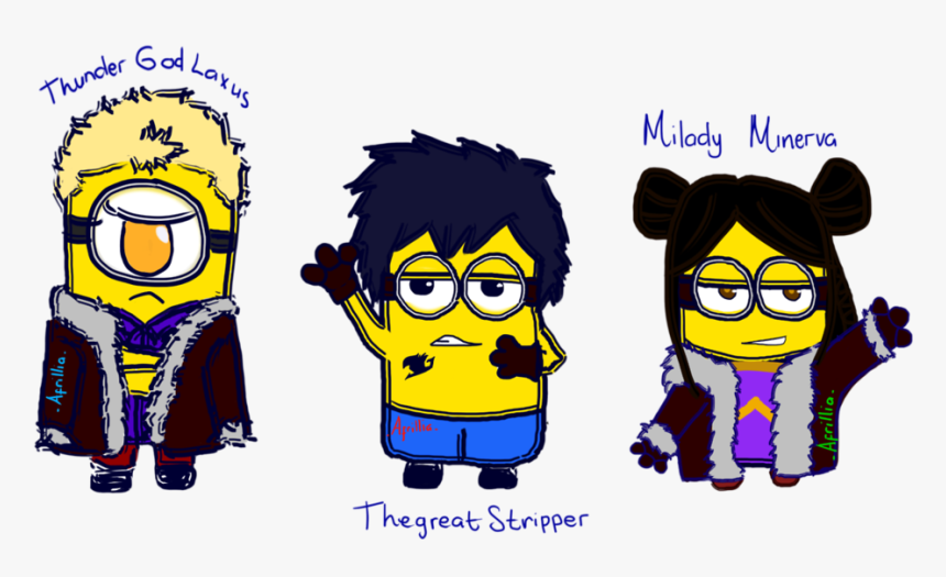Fairy Tail Minions - Cartoon, HD Png Download