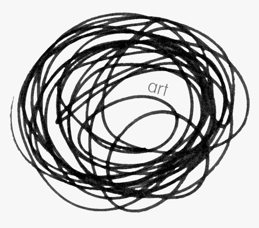 Art-scribble - Circle, HD Png Download