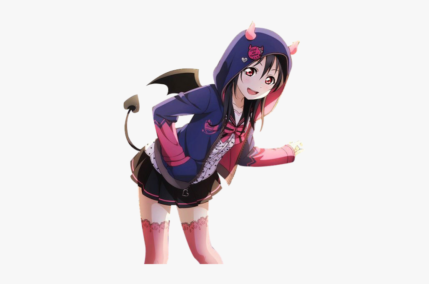 Clipart Black And White Download Nico Transparent Halloween - Anime Demon Girl Cosplay, HD Png Download