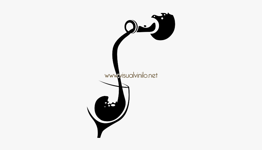 Vinilo Decorativo Cocina Vino - Calligraphy, HD Png Download