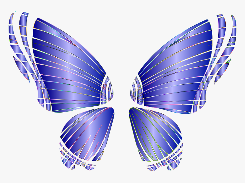 Butterfly Clip Art Clear Background - Butterfly Wings Clipart Transparent Background, HD Png Download