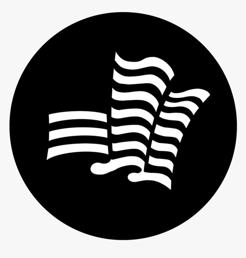 American Flag - American Flag In Circle Black And White, HD Png Download