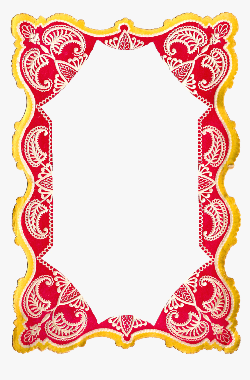 Snowflake Picture Frame Clipart With Hole In Middle - Colorful Paper Frames Printable, HD Png Download