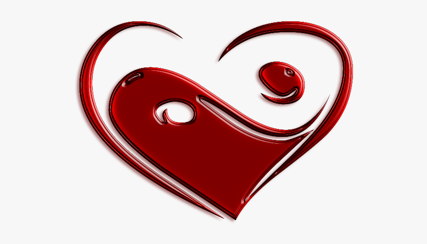 Yin Yang Love Heart, HD Png Download