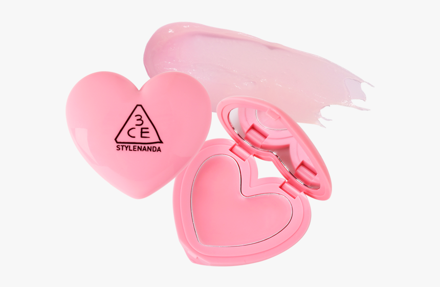 3ce Heart Pot Lip #maroon Beige, HD Png Download