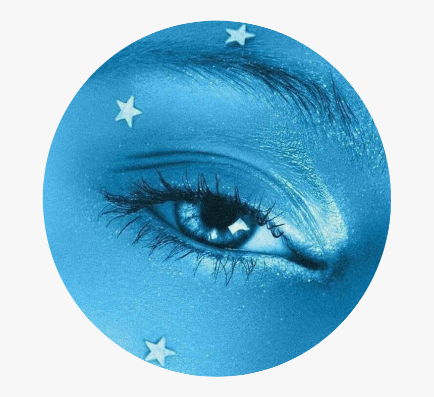 #eye #blue #aesthetic #глаз #голубой #эстетика - Milosc Jest Darem Dobranoc, HD Png Download