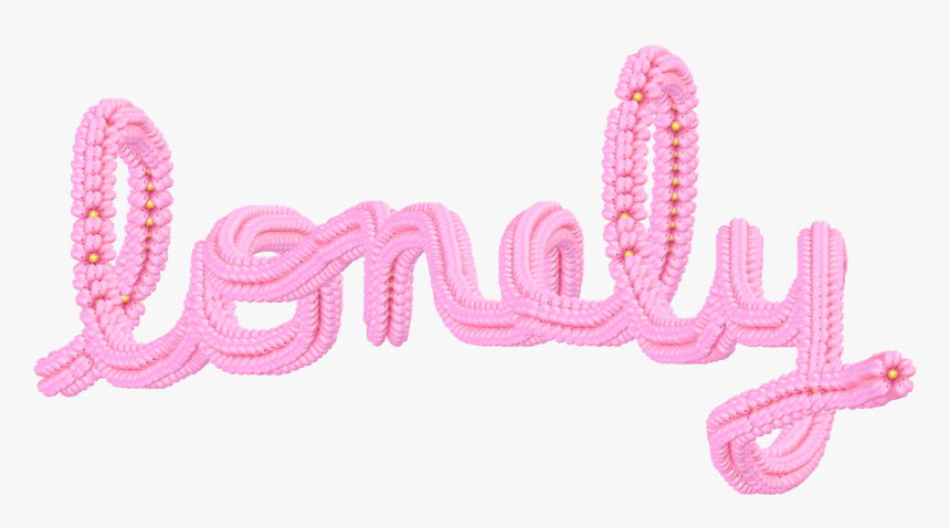 #lonely#flower Emoji#pale Pink#transparent Text#transparent - Illustration, HD Png Download