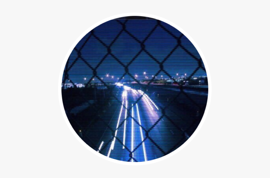 #blue #citylights #aesthetic #strangeaesthetics #freetoedit - Aesthetic Images Blue, HD Png Download