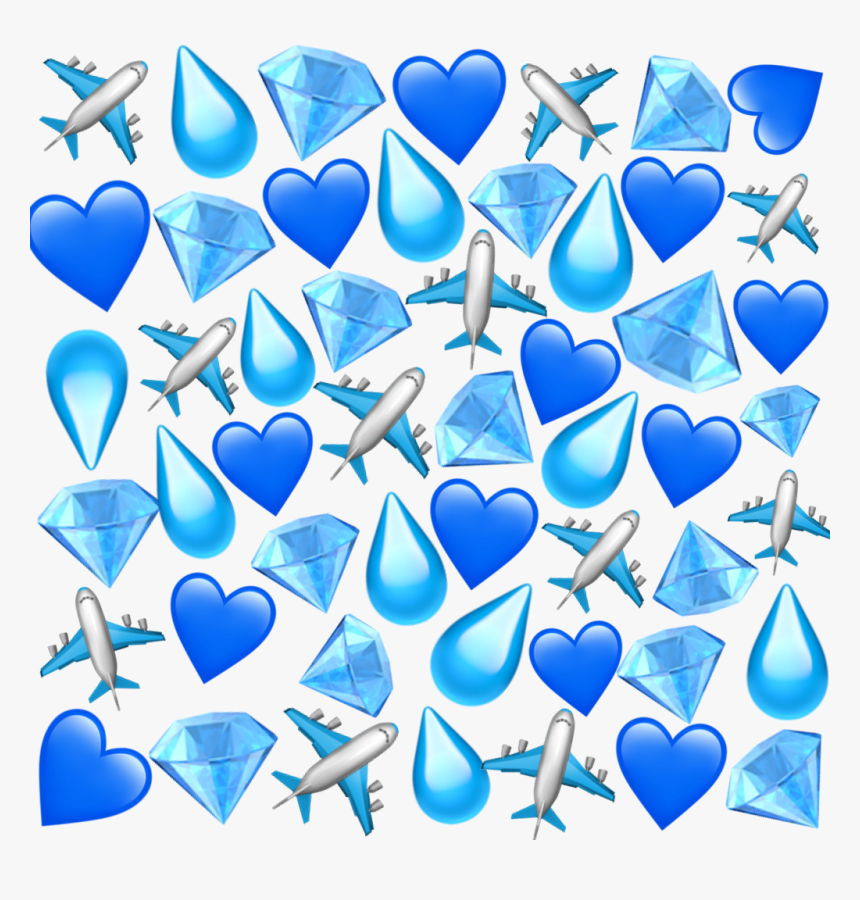 #sticker #bluesticker #blue #hearts #aesthetic #like4like - Eric Cuaresma, HD Png Download