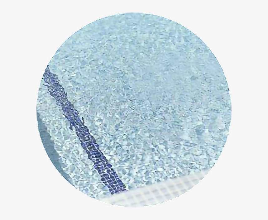 #pool #water #wateraesthetic #aesthetic #aestheticcircle - Buiten Tafelkleed Rond Turquoise, HD Png Download