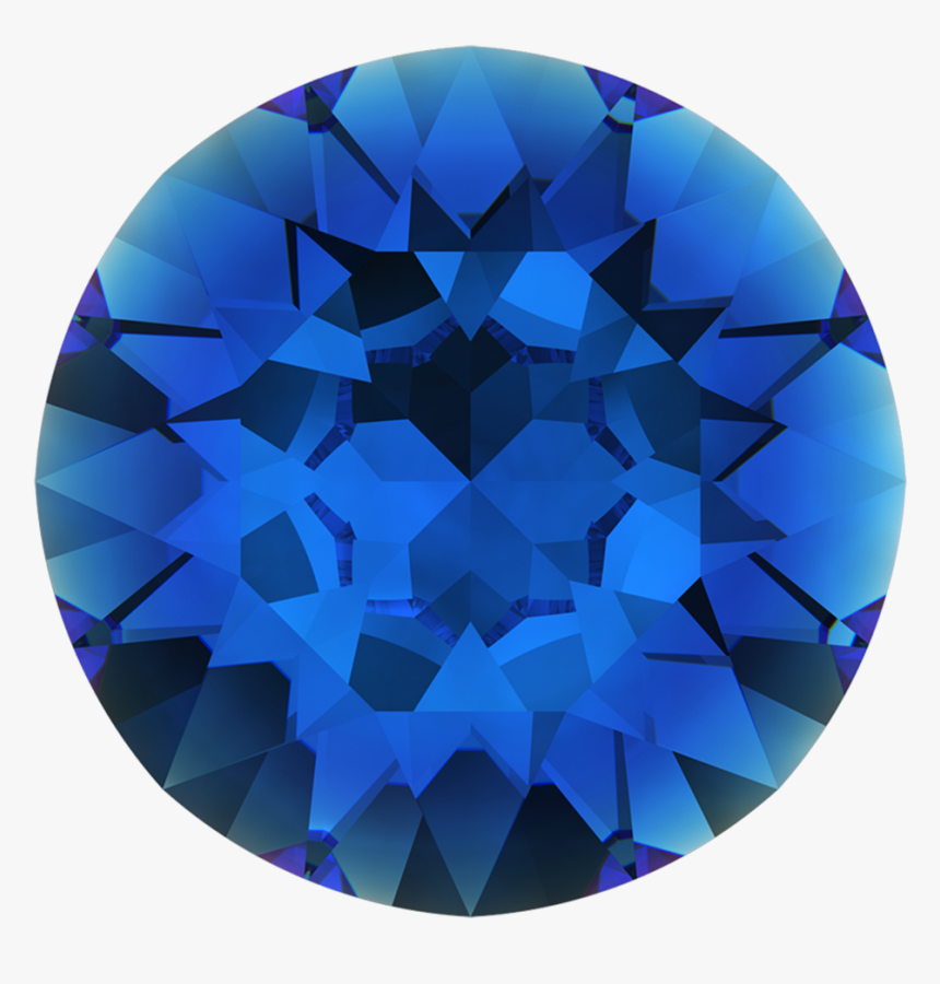 Swarovski 1028 Xilion Pointed Back Chaton Pp13 Capri - Blue Zircon Swarovski Stone, HD Png Download