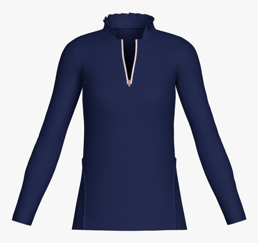 Long Sleeve Performance Golf Shirt - Long-sleeved T-shirt, HD Png Download