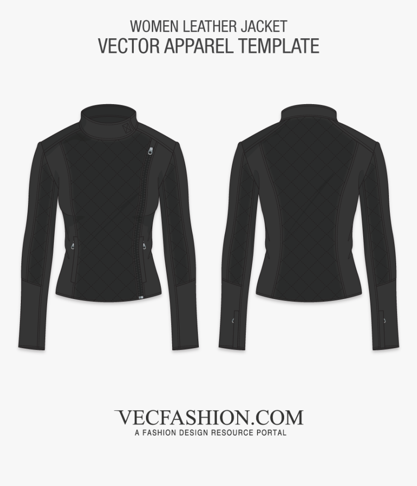 Women Biker Jacket Fashion Flat 
 Class Lazyload Lazyload - Leather Jacket, HD Png Download