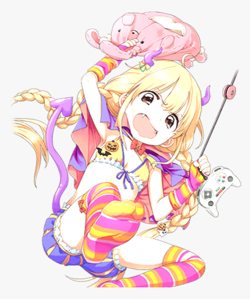 Anzu Futaba Halloween Card, HD Png Download