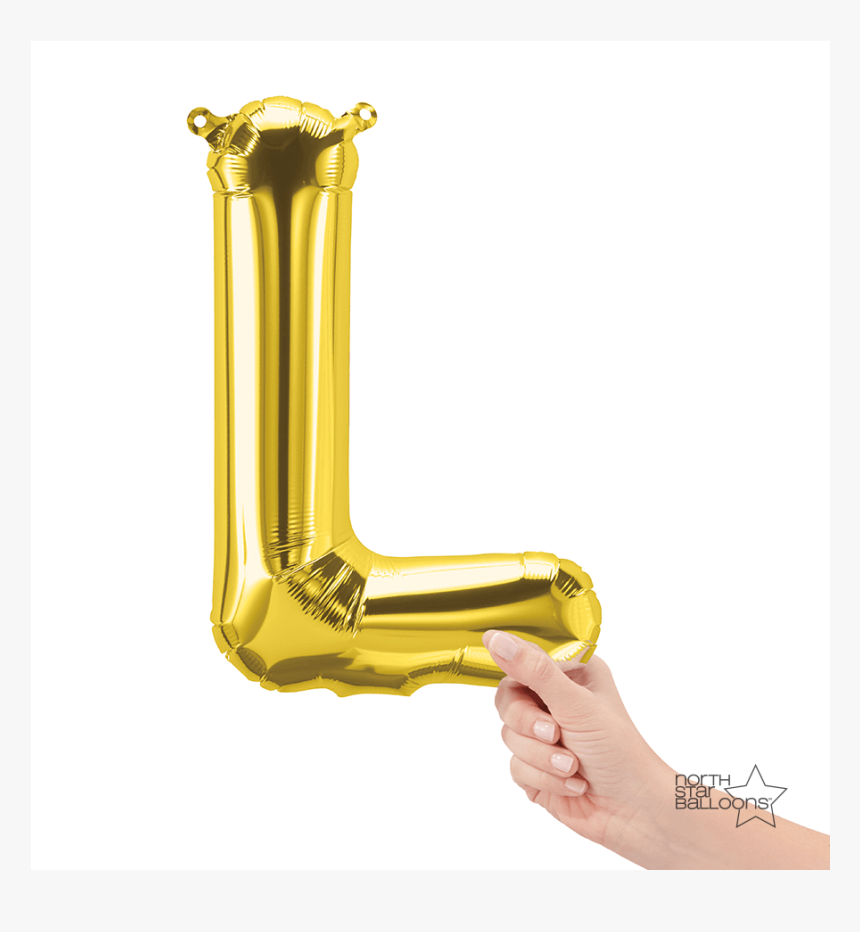 Gold Balloon Letter L, HD Png Download