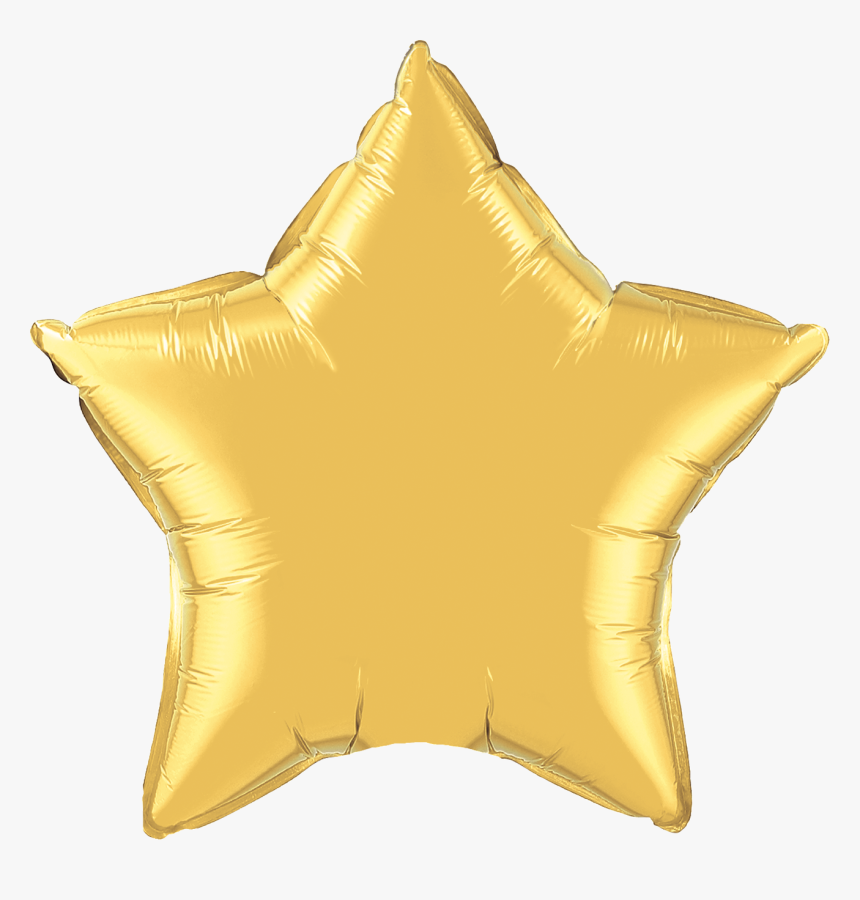 20 - 18 Gold Foil Star Balloon, HD Png Download