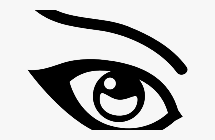 Brown Eyes Clipart Line Art - Eye Icon Png, Transparent Png