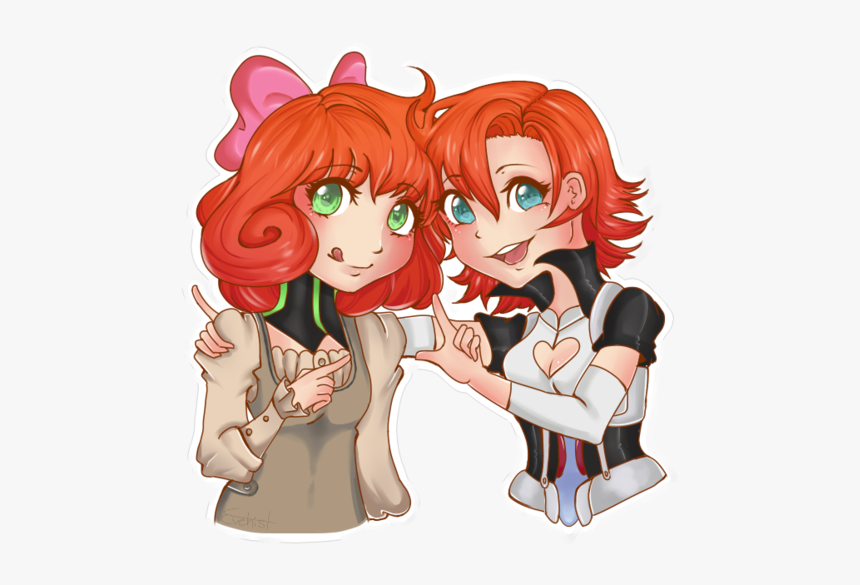 Nora Valkyrie Ginger Snap Red Cartoon Vertebrate Human - Nora And Penny Rwby, HD Png Download