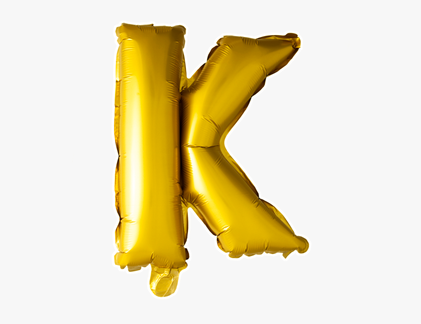 Foilballoon K , 40 - Gold, HD Png Download