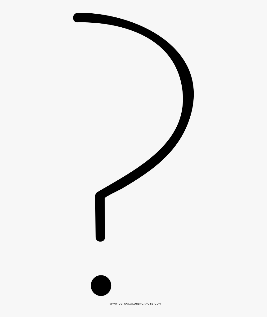 Transparent Black And White Question Mark Clipart, HD Png Download